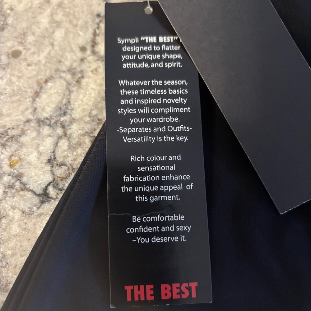 Sympli Elegant Black size 2 almost black slim bootcut Pants - Picture 4 of 5